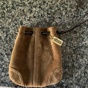 Coach drawstring bag